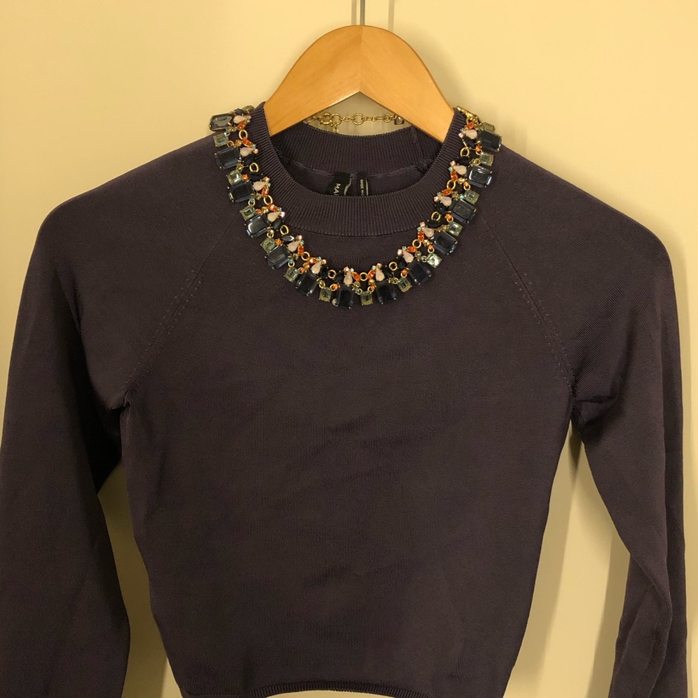 Guess by Marciano mauve crop top